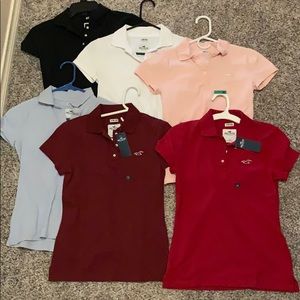 HOLLISTER POLO T SHIRTS